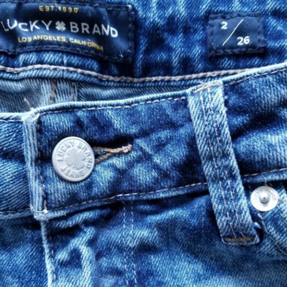 Lucky Brand Lolita Skinny floral brocade jeans - Picture 3 of 3